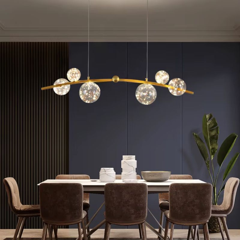 Lustre Pendente de Luxo Jabuticaba Prisma LEDZ - 75cm