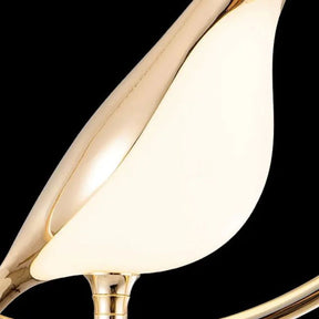 Lustre Pendente de Luxo Pássaro Magpie Led