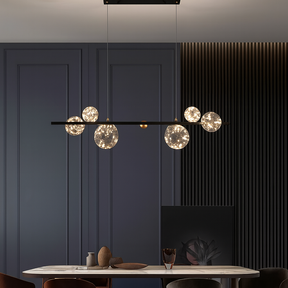 Lustre Pendente de Luxo Jabuticaba Prisma LEDZ - 75cm