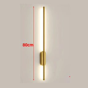 Luminária Arandela de Parede Nordico Led - Dourado - Luz Quente