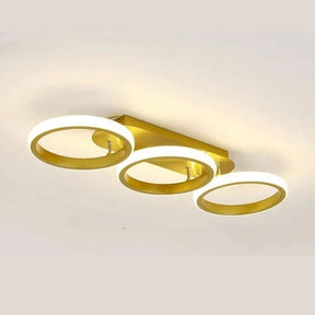 Últimas Unidades – 30% OFF | Luminária de Teto Plafon Arco Triplo