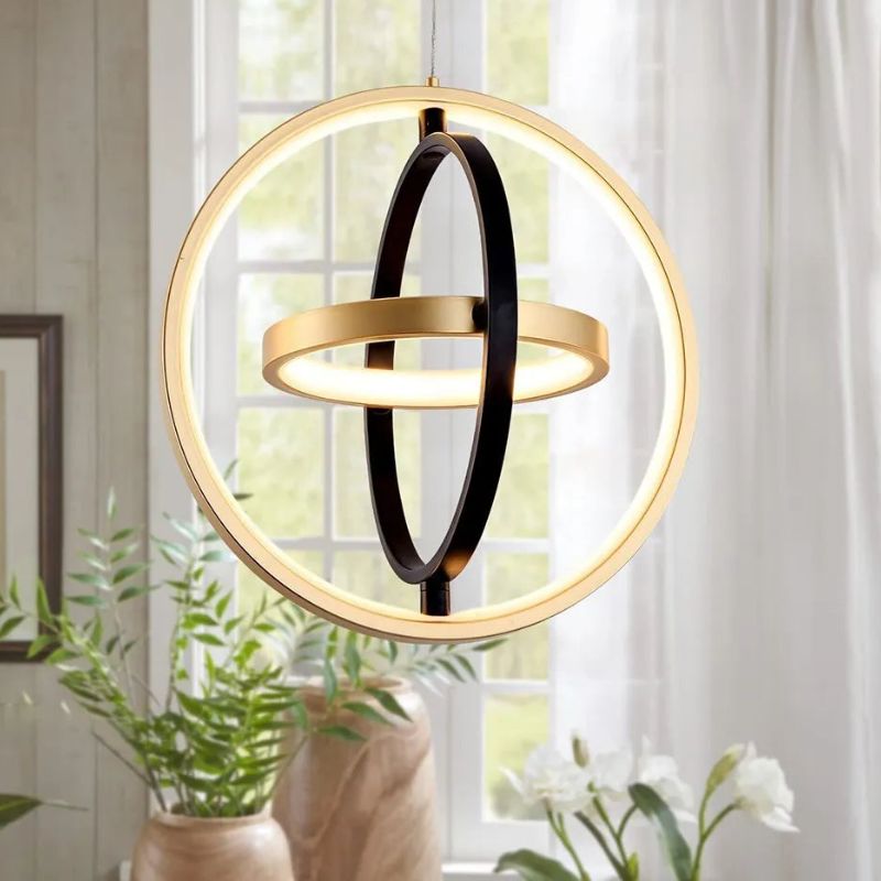 Lustre Pendente Moderno Rotacionável Elegance Led