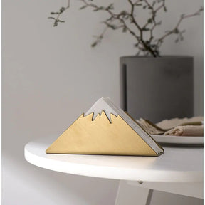 Porta Guardanapo Dourado – Aço Inox