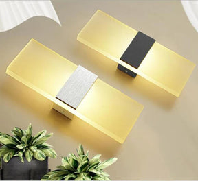 Luminária Arandela de Parede Slim - Branco - Luz Quente