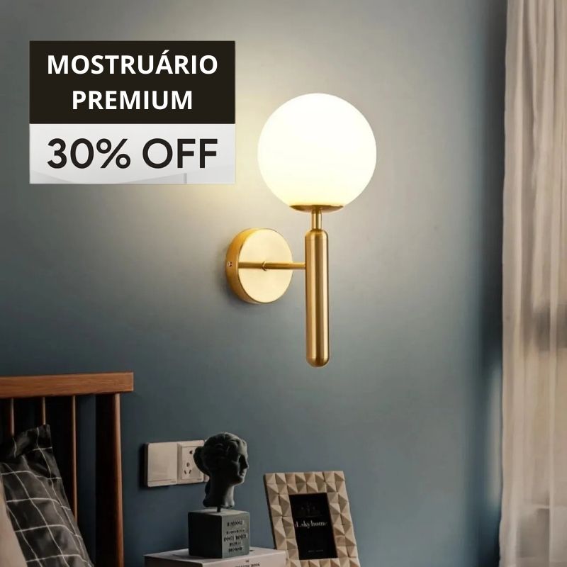 Luminária Arandela de Parede Globo Estilo Clássico
