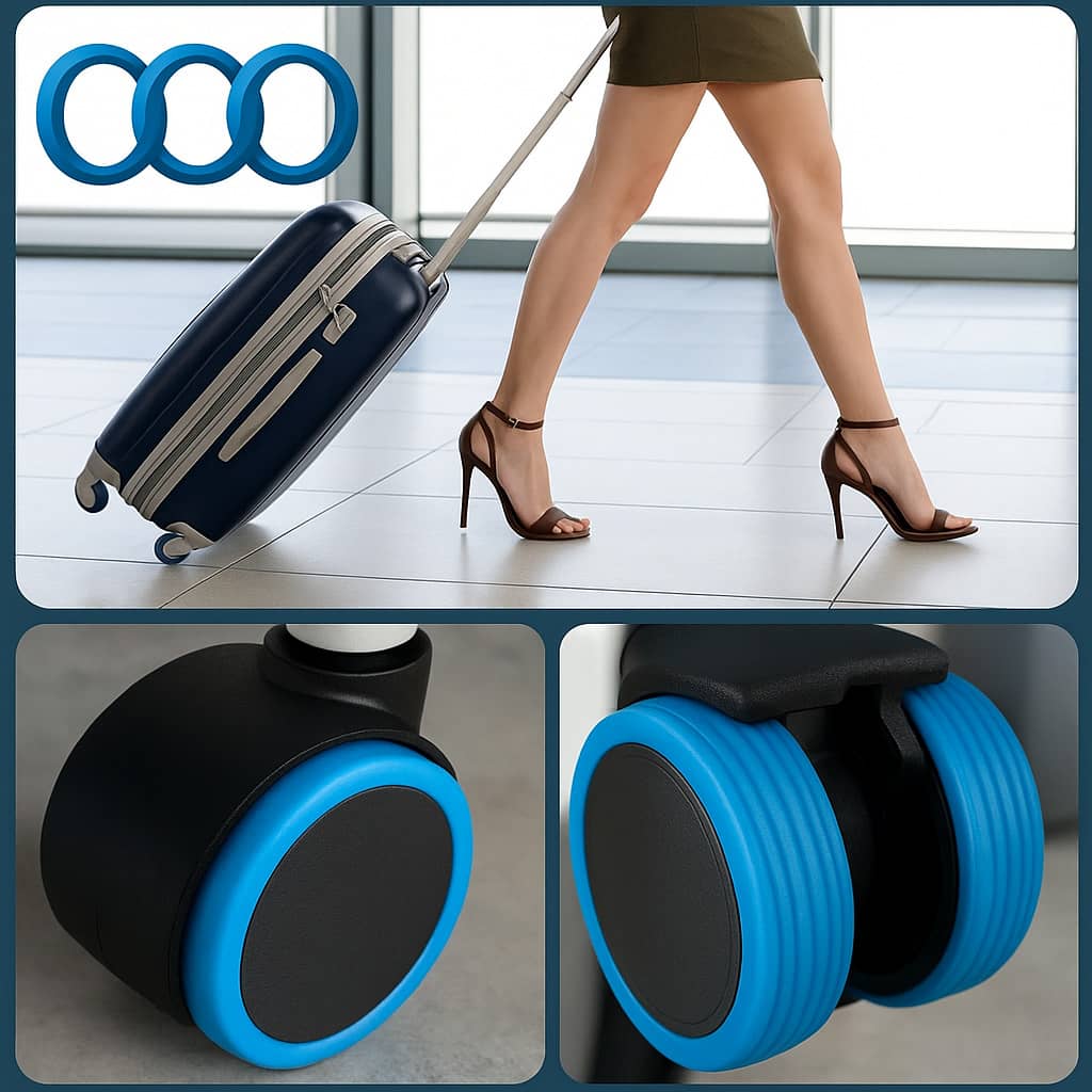 Proteja as Rodas da Sua Mala e Viaje sem Preocupações - CapaMax