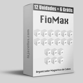 FioMax - Organizador Magnético de Fios Cabos Universal