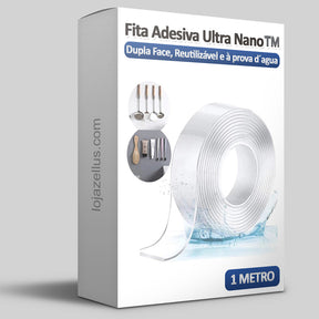 Fita Adesiva Ultra Nano™️ - Dupla Face, Reutilizável e à prova d´agua