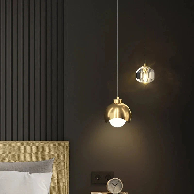 Lustre Pendente de Luxo Minimalista Small Lamp Led