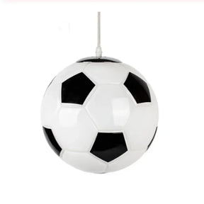 Lustre Pendente Moderno Para Quarto Infantil Bola de Futebol/Basquete Led- 20cmx20cm