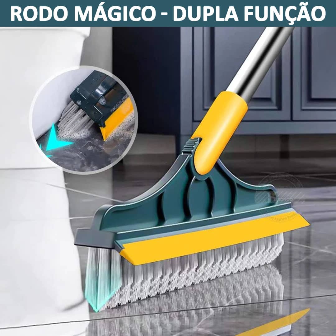 Rodo Mágico Dupla Função - Varre e Elimina Água