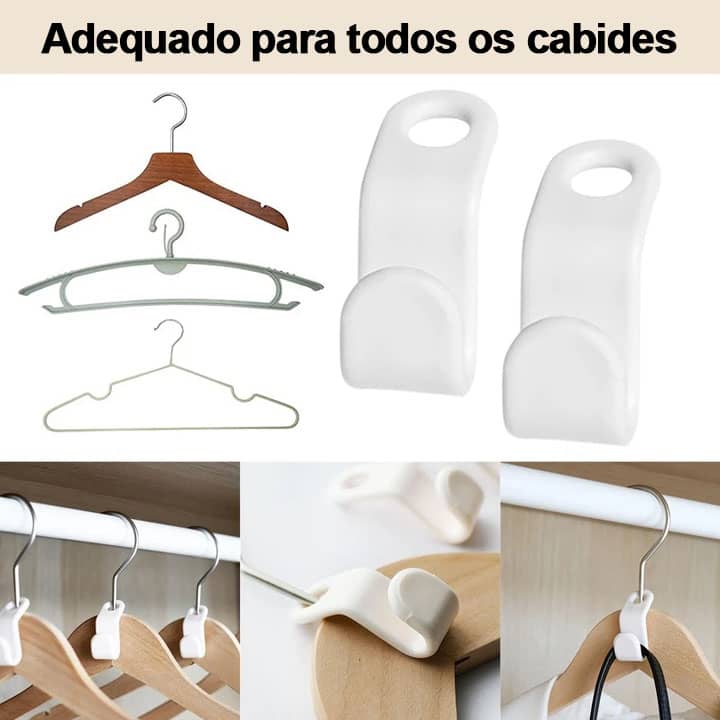 CabideMax - Ganchos conectores para cabides