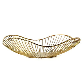 Fruteira de Mesa Moderna -Cesta de Frutas de Metal