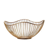 Fruteira de Mesa Moderna -Cesta de Frutas de Metal