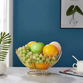 Fruteira de mesa Moderna de Metal Premium Luxo