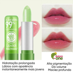 Batom One Hidratante de aloe vera anti envelhecimento labial de longa duração - ORIGINAL