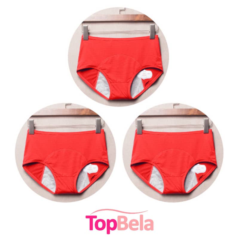 EasyClean - Kit Calcinhas Anti Menstruação (3 Unidades) / TopBela