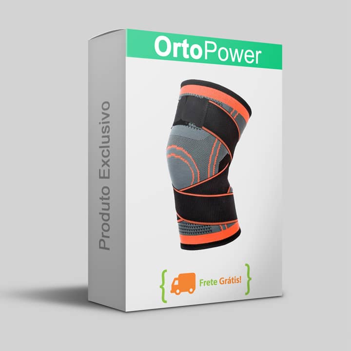 OrtoPower - Joelheira Ortopédica de Compressão e Estabilidade