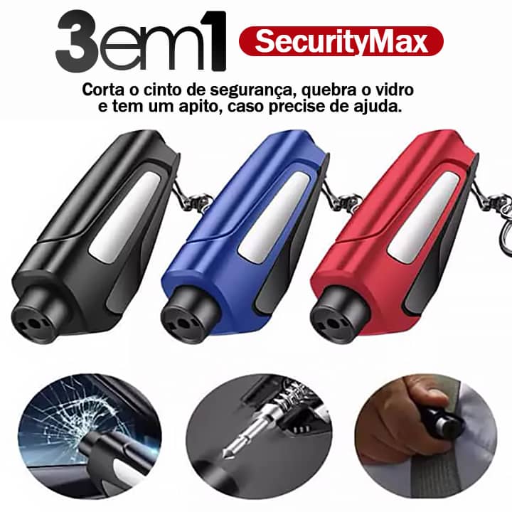 SecurityMax 3 em 1 - O Item de Segurança que Pode Salvar a Vida em Emergências