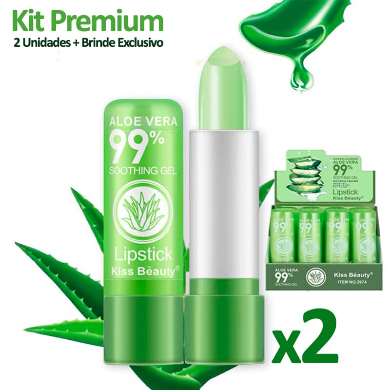 Batom One Hidratante de aloe vera anti envelhecimento labial de longa duração - ORIGINAL