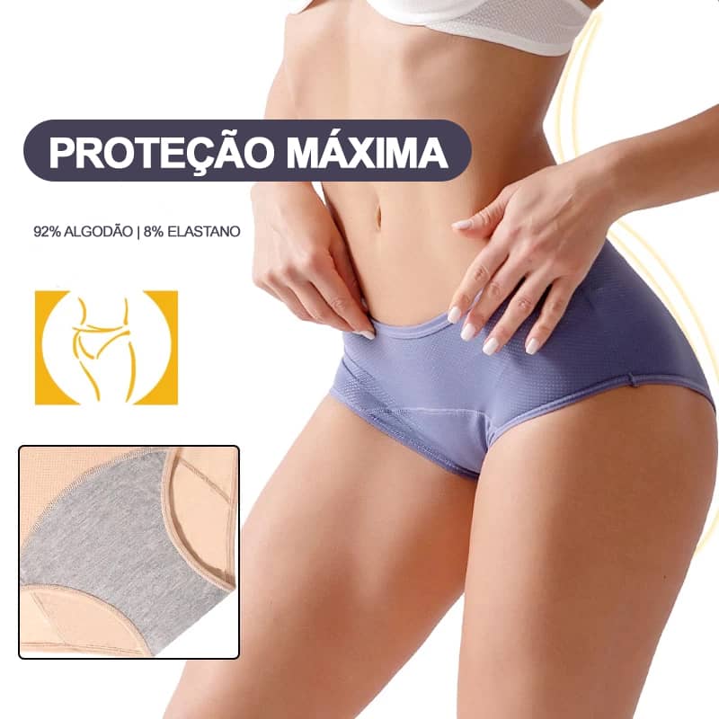 EasyClean - Kit Calcinhas Anti Menstruação (3 Unidades) / TopBela